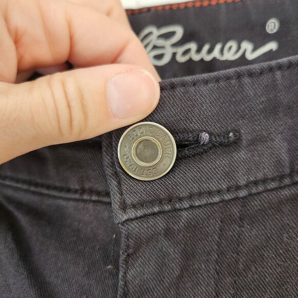 Eddie Bauer Slightly Curvy Slim Straight Jeans Grey Black Hiking Women's 8 - Picture 6 of 9